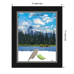 Amanti Art Eva Narrow Picture Frame -Amanti Art GUEST 2bf99eea fa1a 4cf7 ae0e 9e9ed1d93e51