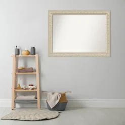 44" X 33" Non-Beveled Fair Baroque Wood Bathroom Wall Mirror Cream - Amanti Art 14 44" X 33" Non-Beveled Fair Baroque Wood Bathroom Wall Mirror Cream - Amanti Art -Amanti Art GUEST 2ce4ad2d 0104 4752 808a 0f43523eab6f