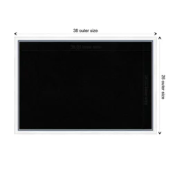 38"x26" Morgan Wood Frame Black Cork Board White/Blue - Amanti Art: Wall-Mounted, Office Presentation Board 20 38"x26" Morgan Wood Frame Black Cork Board White/Blue - Amanti Art: Wall-Mounted, Office Presentation Board -Amanti Art GUEST 2e9d1681 a135 463b 99fb 8771152ae082