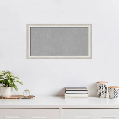 26"x14" Two Tone Framed Magnetic Board Silver - Amanti Art: Real Wood, Steel, Wall Mount, Home & Office 8 26"x14" Two Tone Framed Magnetic Board Silver - Amanti Art: Real Wood, Steel, Wall Mount, Home & Office - Image 6