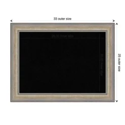 33"x25" Wood Frame Black Cork Board Fleur Champagne Silver - Amanti Art: Bulletin Board, Cork Material, Wall Mount, No Choking Hazard 20 33"x25" Wood Frame Black Cork Board Fleur Champagne Silver - Amanti Art: Bulletin Board, Cork Material, Wall Mount, No Choking Hazard -Amanti Art GUEST 31d04a1b 1b39 45ae b034 112a78efd02d