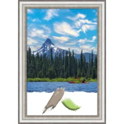 Amanti Art Salon Silver Picture Frame -Amanti Art GUEST 320355e4 330a 4b62 93ea 5de6255411c8