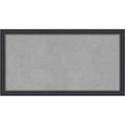 26"x14" Stylish Framed Magnetic Board Black - Amanti Art: Wall Mount, Metal, Office Decor -Amanti Art GUEST 321cb02a dcf5 4245 92f8 d9283b3e9b93