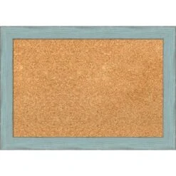 Amanti Art Sky Blue Rustic Wood Framed Corkboard, Natural Cork -Amanti Art GUEST 3228d130 8f6f 4af6 9f79 6235617e7e90