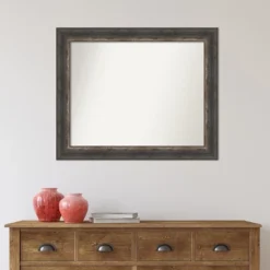 Amanti Art Bark Rustic Non-Beveled Bathroom Wall Mirror -Amanti Art GUEST 32736ac0 51fc 482a b55d 98195f2fc173
