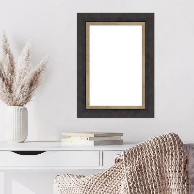 Amanti Art Hammered Charcoal Tan Framed Dry Erase Magnetic Board 9 Amanti Art Hammered Charcoal Tan Framed Dry Erase Magnetic Board - Image 7