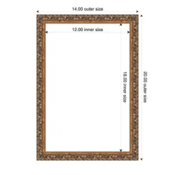 Amanti Art Antique Bronze Framed Dry Erase Magnetic Board -Amanti Art GUEST 3542b3ff 1970 40e0 8e37 1de1d3454538