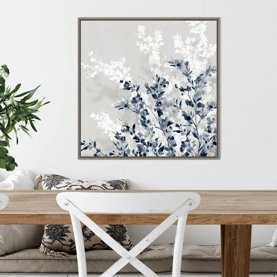22" X 22" Blue Spring I By Isabelle Z Framed Canvas Wall Art Gray Wash - Amanti Art 6 22" X 22" Blue Spring I By Isabelle Z Framed Canvas Wall Art Gray Wash - Amanti Art - Image 4