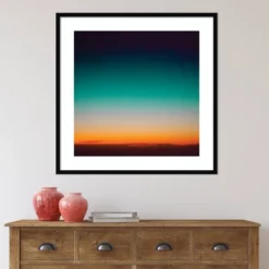 33" X 33" Sunrise Flying By Caroline Mint Framed Wall Art Print Black - Amanti Art -Amanti Art GUEST 359b012d c47f 4b64 ad36 0fafe88b9e02