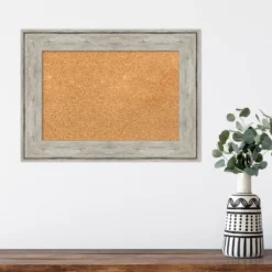 Amanti Art Crackled Metallic Framed Corkboard, Natural Cork -Amanti Art GUEST 35a39aa1 c1c8 44b5 a169 4df08d65df31