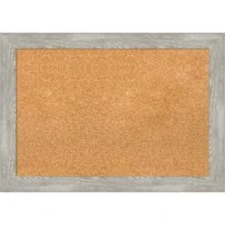 Amanti Art Dove Greywash Narrow Framed Corkboard, Natural Cork -Amanti Art GUEST 36168c7f e2bb 4e1c a7bd 7b1f7945bb50