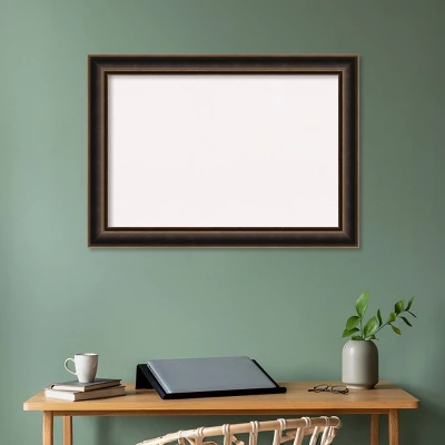 42"x30" Villa Wood Frame White Cork Board Oil Rubbed Bronze - Amanti Art: Wall Mount, Custom Crafted, Bulletin Board 9 42"x30" Villa Wood Frame White Cork Board Oil Rubbed Bronze - Amanti Art: Wall Mount, Custom Crafted, Bulletin Board - Image 7