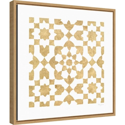 16" X 16" Simply Elegant XVI By Nancy Green Framed Canvas Wall Art - Amanti Art 3 16" X 16" Simply Elegant XVI By Nancy Green Framed Canvas Wall Art - Amanti Art