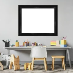 Amanti Art 22"x28" Grand Black Narrow Framed Magnetic Dry Erase Board -Amanti Art GUEST 376cd39c 840f 4ddf 8f66 8a04eb2c7653