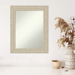 24" X 30" Non-Beveled Fair Baroque Cream Wood Wall Mirror - Amanti Art -Amanti Art GUEST 37c2ec1b f48d 425f 8d50 5ce68ae5fdc5