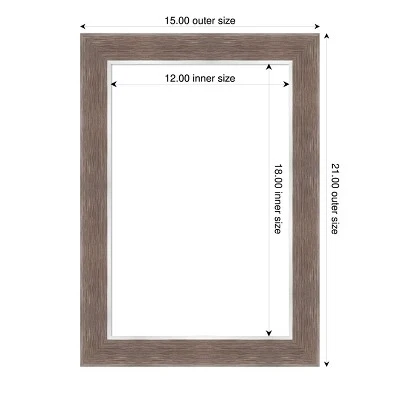 Amanti Art Noble Mocha Framed Dry Erase Magnetic Board 6 Amanti Art Noble Mocha Framed Dry Erase Magnetic Board - Image 4