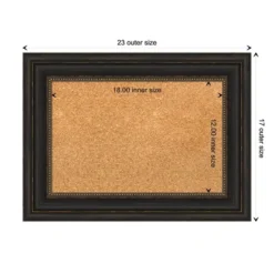 Amanti Art Accent Bronze Framed Corkboard, Natural Cork -Amanti Art GUEST 382fdaaf 7cf0 4383 8b17 5fbef6c636fa