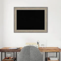 33"x25" Wood Frame Black Cork Board Fleur Champagne Silver - Amanti Art: Bulletin Board, Cork Material, Wall Mount, No Choking Hazard 17 33"x25" Wood Frame Black Cork Board Fleur Champagne Silver - Amanti Art: Bulletin Board, Cork Material, Wall Mount, No Choking Hazard -Amanti Art GUEST 387ac911 2459 4014 a955 3f401b1bec0d
