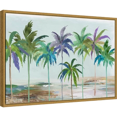 23" X 16" Tropical Dream By Asia Jensen Framed Canvas Wall Art - Amanti Art 3 23" X 16" Tropical Dream By Asia Jensen Framed Canvas Wall Art - Amanti Art