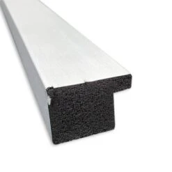 40" X 29" Non-Beveled Grace Narrow Bathroom Wall Mirror Brushed Nickel - Amanti Art