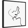 16" X 16" Muser I Woman By Isabelle Z Framed Canvas Wall Art Black - Amanti Art -Amanti Art GUEST 3925b4b1 a1ea 4c51 af06 01340da3f02a
