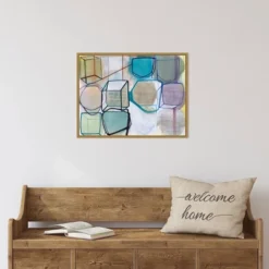 24" X 18" Paper Abstract 3 By Taitz Duffy Framed Canvas Wall Art - Amanti Art -Amanti Art GUEST 3a9661d9 1055 45bc a241 dab013f059ac