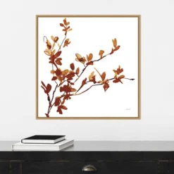 22" X 22" Colors Of The Fall IX By Anne Tavoletti Framed Canvas Wall Art Light Brown - Amanti Art -Amanti Art GUEST 3ab9f425 2bc5 4107 bade 0bae3ad8565e