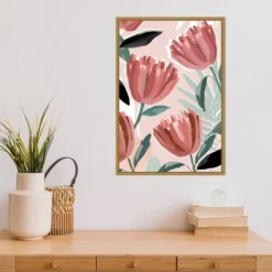 16" X 23" Dreamy Petals II By Isabelle Z Framed Canvas Wall Art - Amanti Art -Amanti Art GUEST 3b045476 fe32 462f b017 4071d1f22142