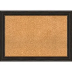 Amanti Art Accent Bronze Framed Corkboard, Natural Cork -Amanti Art GUEST 3bd6b86d c361 4515 a2d4 bea3297b4ad9