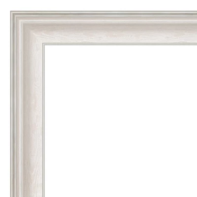 31" X 31" Non-Beveled Trio White Wash Silver Bathroom Wall Mirror - Amanti Art 4 31" X 31" Non-Beveled Trio White Wash Silver Bathroom Wall Mirror - Amanti Art - Image 2