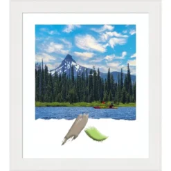 Amanti Art Vanity White Narrow Picture Frame -Amanti Art GUEST 3d031e31 b2b6 4348 953a 1879721c5e6d