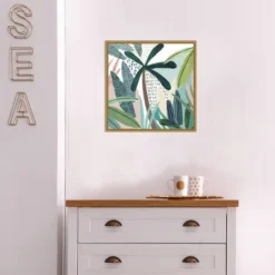 16" X 16" Tropical Rainforest I By Isabelle Z Framed Canvas Wall Art - Amanti Art -Amanti Art GUEST 3db56e99 1fbc 4b8b bf79 c3e9dd2de0e3