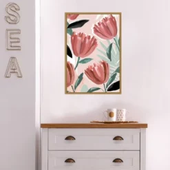 16" X 23" Dreamy Petals II By Isabelle Z Framed Canvas Wall Art - Amanti Art -Amanti Art GUEST 3dc77d8a b5d9 4d93 bfc2 36091175b81a