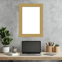 Amanti Art Grace Brushed Gold Framed Dry Erase Magnetic Board -Amanti Art GUEST 3e374479 8c98 4f8a ae14 b7a7e97afc34