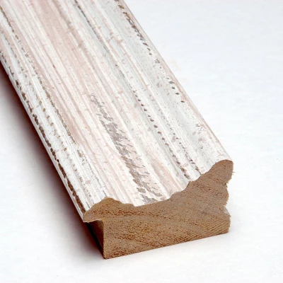 Amanti Art Alexandria White Wash Narrow Wood Framed Corkboard 4 Amanti Art Alexandria White Wash Narrow Wood Framed Corkboard - Image 2