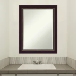 Amanti Art Signore Bronze Petite Bevel Wood Bathroom Wall Mirror 28.25 X 22.25 In. 14 Amanti Art Signore Bronze Petite Bevel Wood Bathroom Wall Mirror 28.25 X 22.25 In. -Amanti Art GUEST 3edbffe3 185e 4cd6 a1cd d46a2476aa51