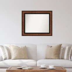 35" X 29" Non-Beveled Vogue Bronze Wall Mirror - Amanti Art 12 35" X 29" Non-Beveled Vogue Bronze Wall Mirror - Amanti Art -Amanti Art GUEST 4011a87d dd0e 4807 8068 c153592bd385