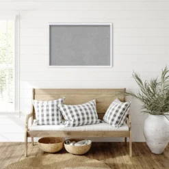 38"x26" Morgan Framed Magnetic Board White/Blue - Amanti Art: Wall Mount, Metal, Home & Office Decor 15 38"x26" Morgan Framed Magnetic Board White/Blue - Amanti Art: Wall Mount, Metal, Home & Office Decor -Amanti Art GUEST 40fbddb5 f3f8 4b82 87b1 18da9c919eed