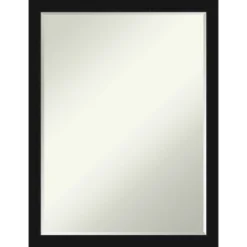 Avon Black Narrow Petite Bevel Bathroom Wall Mirror -Amanti Art GUEST 41fe0693 49cc 43c6 a4a0 79879b12ce1b
