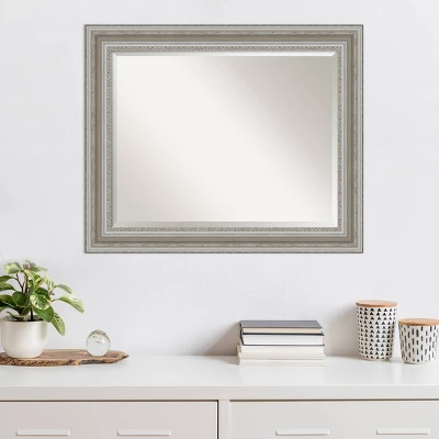 34" X 28" Parlor Framed Wall Mirror Silver - Amanti Art 7 34" X 28" Parlor Framed Wall Mirror Silver - Amanti Art - Image 5