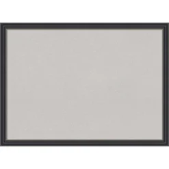 30"x22" Stylish Wood Frame Cork Board Black - Amanti Art -Amanti Art GUEST 4288d70d 3912 4d91 878a ccbad4881bea