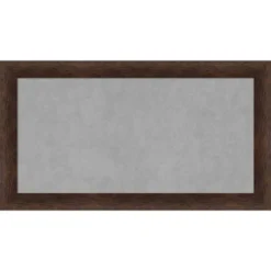 27"x15" Narrow Framed Magnetic Board Warm Walnut - Amanti Art: Real Wood, Wall-Mounted, Office & Home Decor -Amanti Art GUEST 45334269 4906 421d 9dd7 fffd2c13d27d