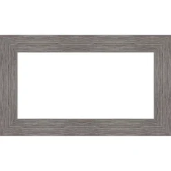 Amanti Art Pinstripe Plank Grey Framed Dry Erase Magnetic Board -Amanti Art GUEST 457c151f 2112 4d97 9cff 24498cadb607