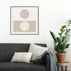 22" X 22" Reflection II Neutral By Moira Hershey Framed Canvas Wall Art Gray Wash - Amanti Art 17 22" X 22" Reflection II Neutral By Moira Hershey Framed Canvas Wall Art Gray Wash - Amanti Art -Amanti Art GUEST 474136b8 a77e 4d03 8bc4 0046196a664f