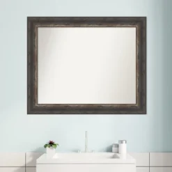 Amanti Art Bark Rustic Non-Beveled Bathroom Wall Mirror -Amanti Art GUEST 487c8a78 d6b4 414c bae0 589bed2385c6