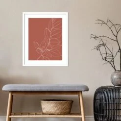 21" X 25" Warm Magnolia Branch II By Karyn Panganiban Wood Framed Wall Art Print - Amanti Art -Amanti Art GUEST 488a3815 416a 4178 97b1 8a0c3344f525