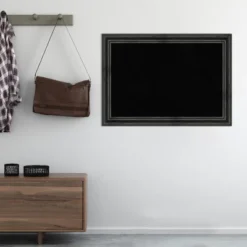 Amanti Art Black Cork Board Wood Framed Rustic Pine Black Bulletin Board 41 In. X 29 In. -Amanti Art GUEST 4b158465 d816 469b b06b 243b936eb1f6