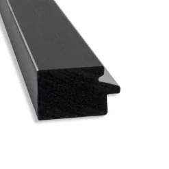 21" X 27" Non-Beveled Eva Black Silver Narrow Wall Mirror - Amanti Art