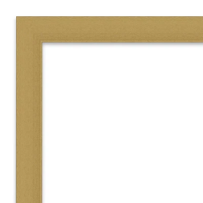 40" X 28" Non-Beveled Grace Brushed Gold Wall Mirror - Amanti Art 4 40" X 28" Non-Beveled Grace Brushed Gold Wall Mirror - Amanti Art - Image 2