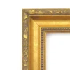 Amanti Art Colonial Embossed Gold Petite Bevel Wood Bathroom Wall Mirror 27.5 X 21.5 In. -Amanti Art GUEST 4e59a27a ae72 45ec bb6f c9a8fe12f988